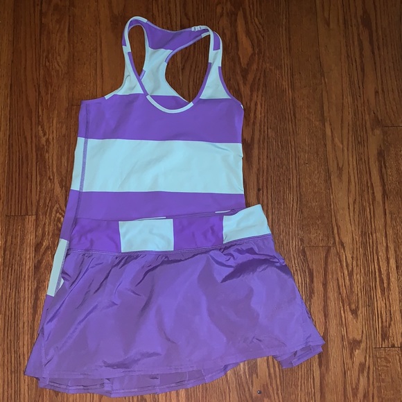 Lululemon matching tank top and skirt!! - Picture 6 of 7